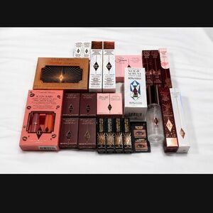 Charlotte Tilbury Cosmetic Collection — Rose Gold, Pink & Bronze Packaging